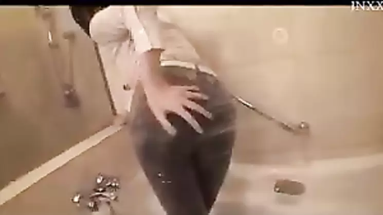 Asian Lady Fucks in shower aftwer work with Boss