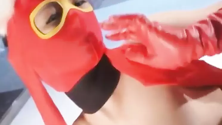 GOMK 05D Glamour Mask   The Suspect is a Beautiful Female Student who wears men's clothes  Reveal her Sexy Body Underneath the Uniform!