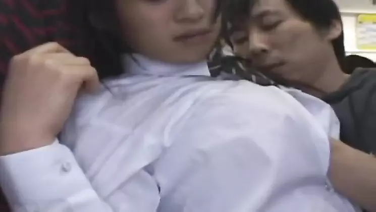 Innocent Teen groped in a subway train