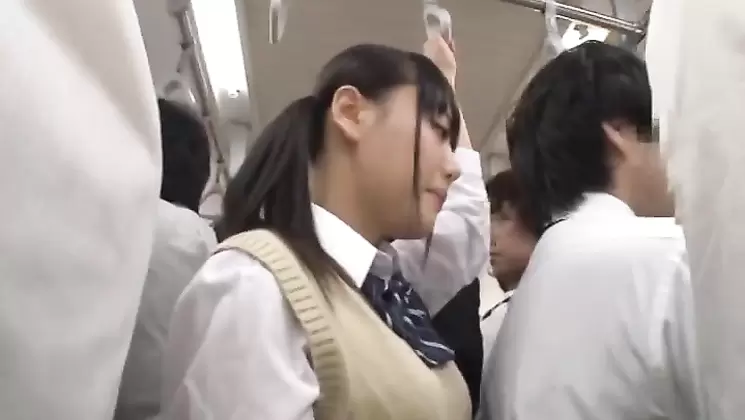 AP-171 In Choking Not Take Hamstrung In Cum Convulsions Incontinence Molester Overcrowded Train Innocent School Girls Neck