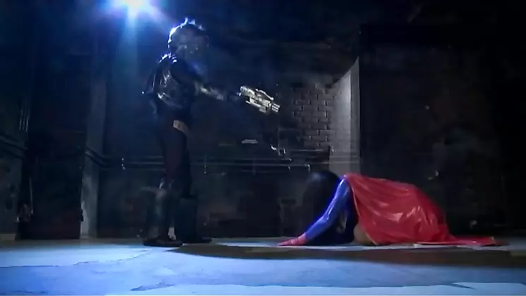 Superhero girl was fucked by monsters
