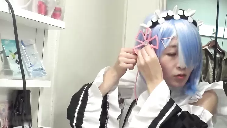 [No amateur private filming] The third cosplay work! A single mother with a very tiny height and a w