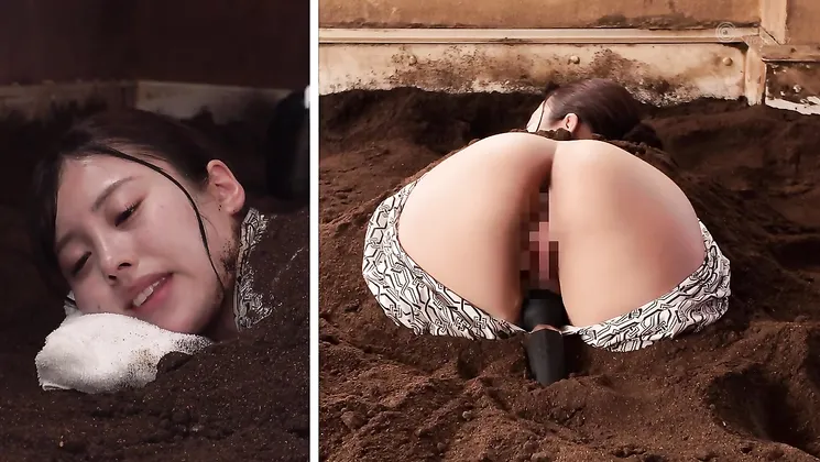 SGKI-059 Beautiful CA Sand Bath And Unable To Move, Aphrodisiac NTR Restraint Massage