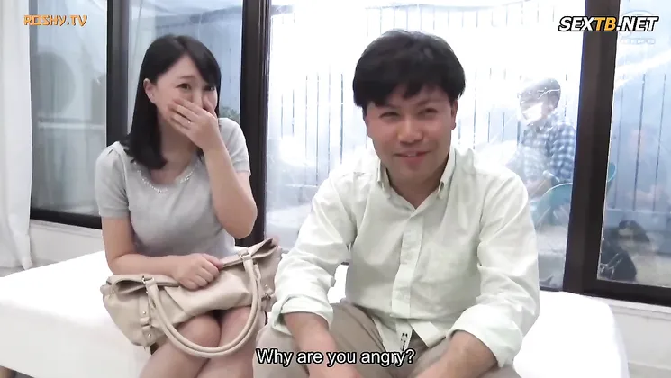 Watch as Mother Have Sex with Son while Husband Watches - Japanese MILF gets creampied by son while husband watches in mirror