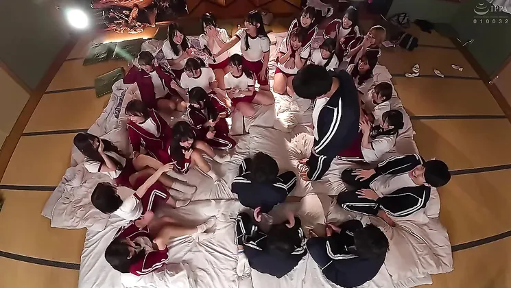 Intimate Creampie Harem Orgy With All 21 Cute Female On A Trip