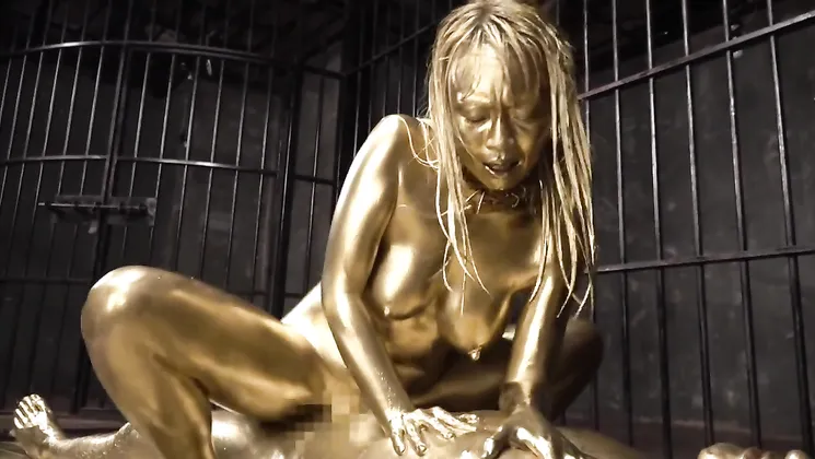 BGG-002 A Gold Powdered Big Tits Slave, Inoue Masami