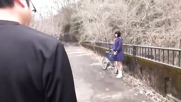 Schoolgirl Outdoor Anal Double-Hole Discipline